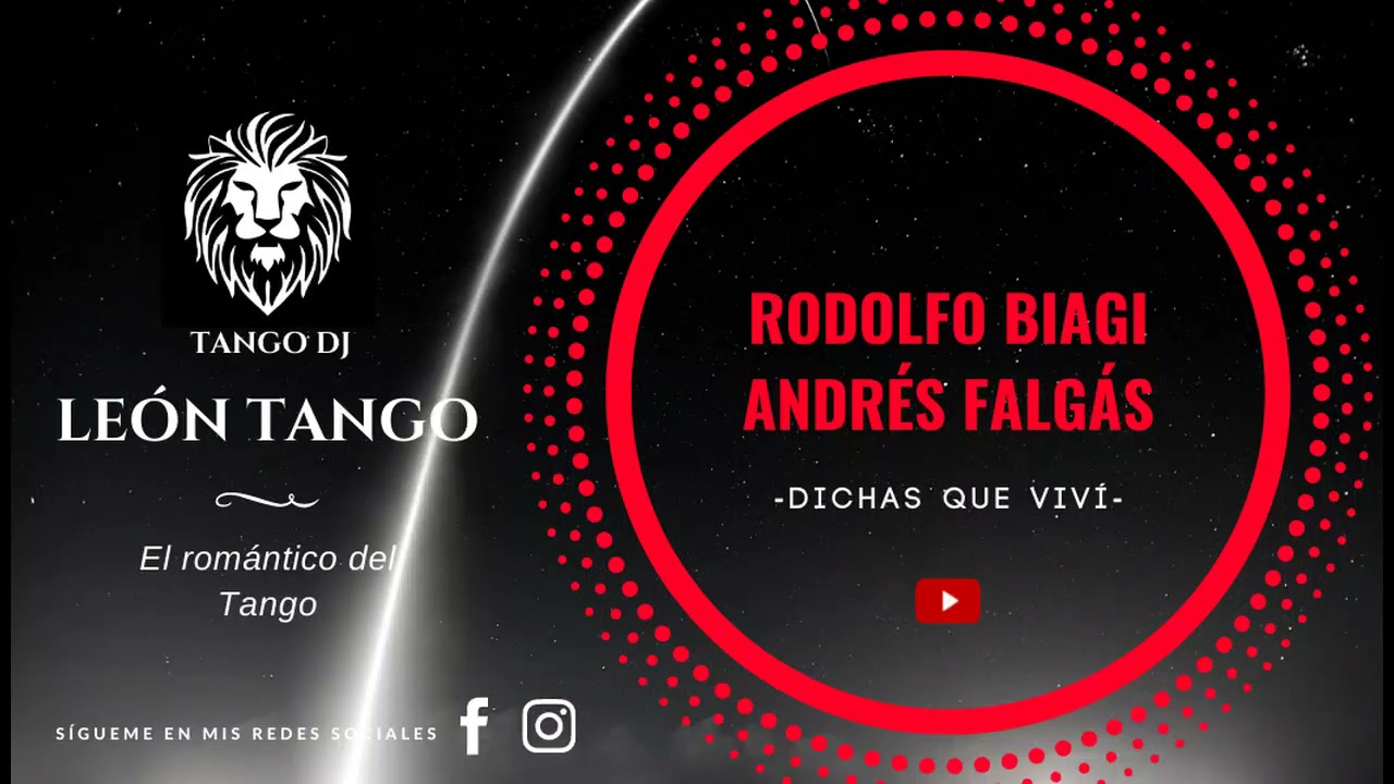 RODOLFO BIAGI - ANDRÉS FALGÁS - DICHAS QUE VIVÍ - VALS - 1939