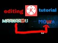 Maanadu Movie Title Editing In Kinemaster Tutorial