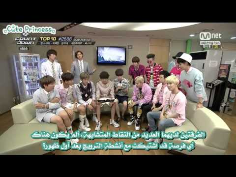 140731 MCountdown Block B + B1A4 Interview (arabic sub)