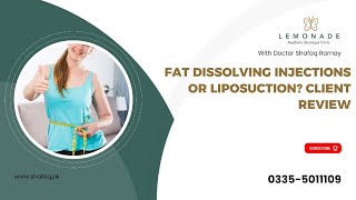 Fat Dissolving Injections or Liposuction?