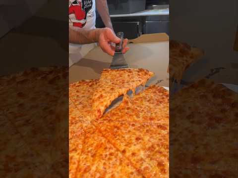 New York City Style Pizza always hits. Cheese Pizza from East Village Pizza NYC! 🍕🗽 #DEVOURPOWER