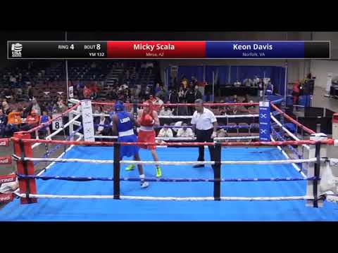 Micky scala vs Keno Davis Boxing