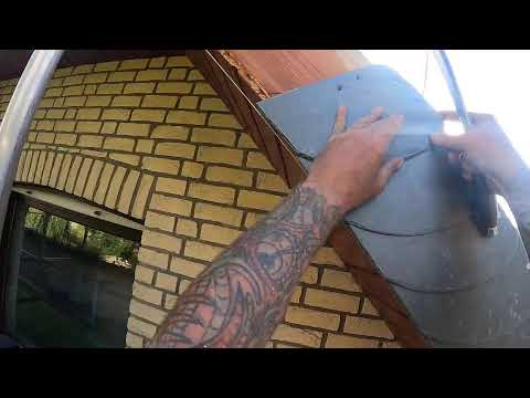 Schiefer Schuppen an Ortgang - Teil 6 - Biberschwanzdach Ibbenbüren