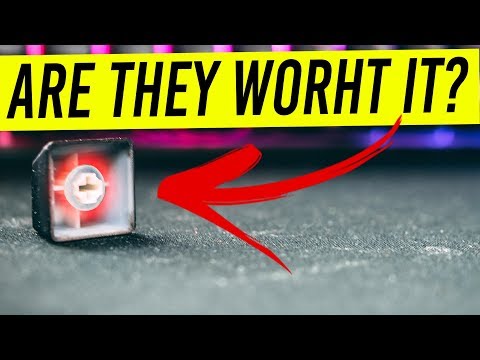 How to Make Your Keyboard Silent? O-Ring Sound Test (Cherry Mx Red + Blue)