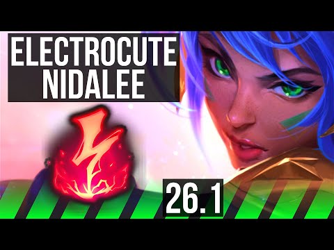 NIDALEE vs HECARIM (JGL) | 56K damage, Electrocute | KR Master | 26.1
