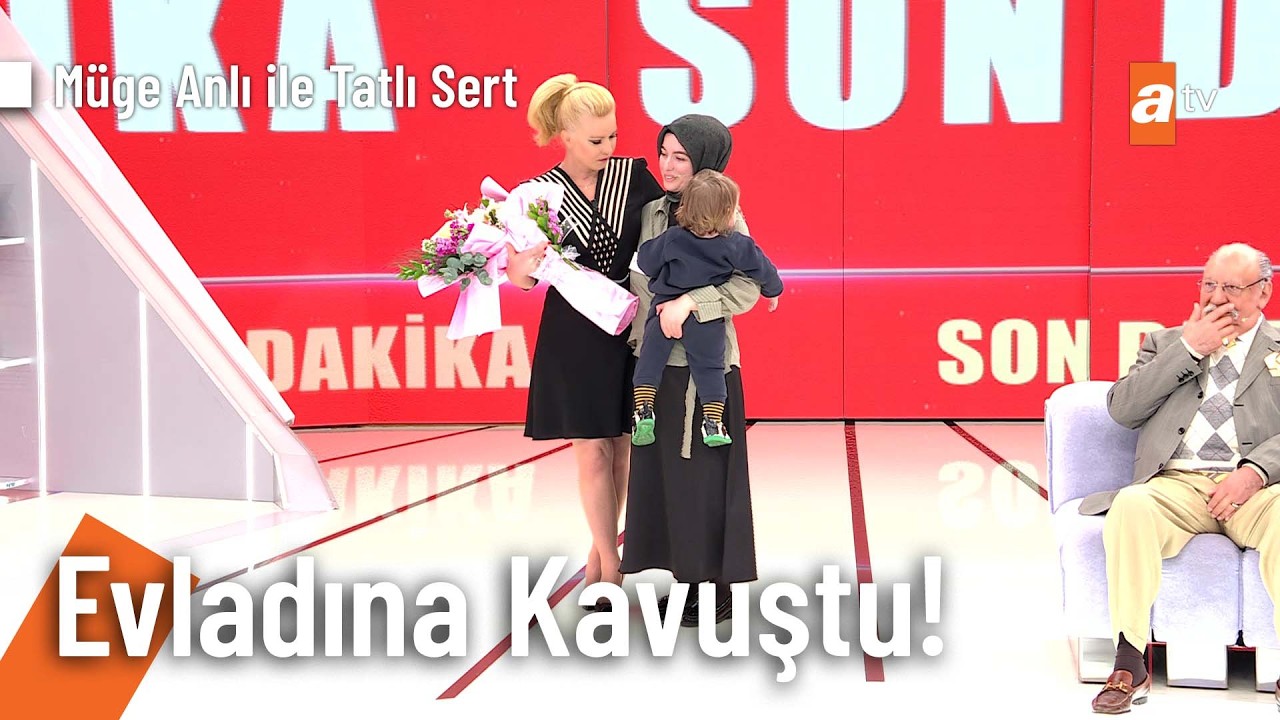 Esranur Kuruoğlu, 2 hafta sonra evladına kavuştu! - Müge Anlı ile Tatlı Sert 6 Nisan 2026