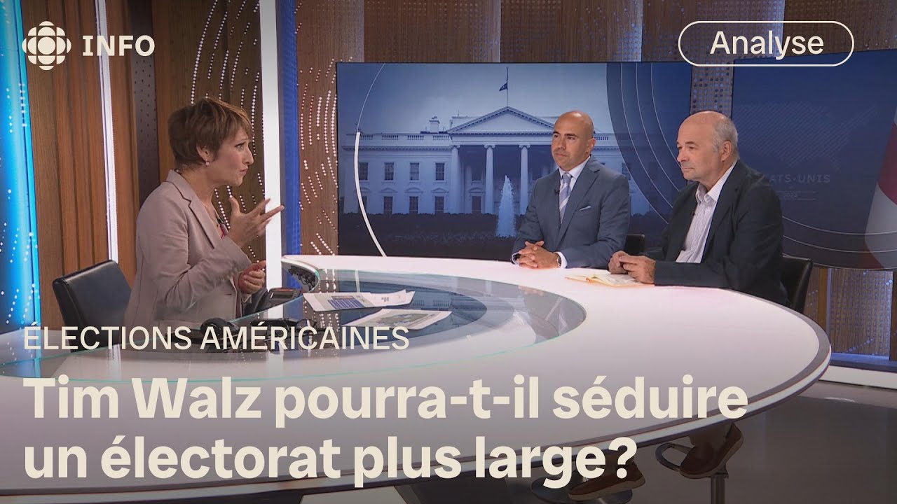 Panel américain : que représente la nomination de Tim Walz comme colistier de Kamala Harris?