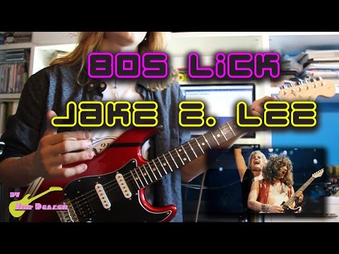 80sGuitarLick - Jake E. Lee (+tab)