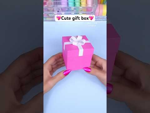 Cute gift ideas / DIY Paper craft / Paper gift box #diy #craft #handmade #art #papercraft #love
