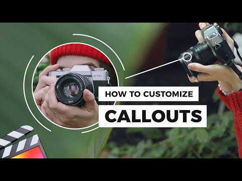 How to Use Motion Tracking Callouts in Final Cut Pro