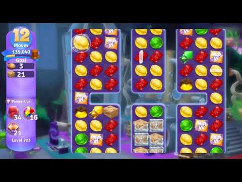 Wonka's World of Candy Level 723 NO BOOSTERS - A S GAMING ✔