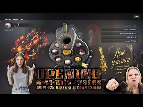 Crossfire West | *NEW* 67x Blazing Dragon Crates & 41 mix crates opening