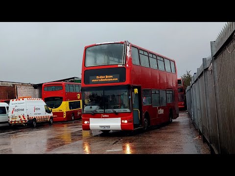 *Hoovering Beast* Redline Volvo B7TL Plaxton President On A Deadrun (Y734 TGH)