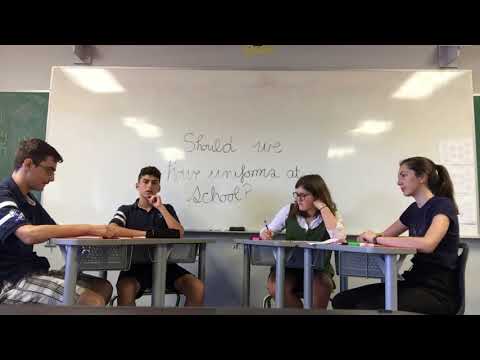 2018 Debate about school uniforms