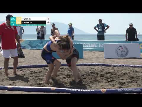 Round 1 Women's BW - 70 kg: H. TEKIN (TUR) v. O. SIMSEK (TUR)