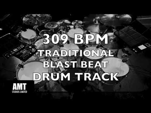 309 BPM TRADITIONAL BLAST BEAT DRUM TRACK