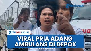 Viral Aksi Arogan Pria Adang Ambulans yang Akan Jemput Pasien di Depok, Pelaku Kini Dibekuk Polisi