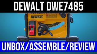 DEWALT DWE7485 TABLE SAW: UNBOX/ REVIEW/ ASSEMBLE - BEGINNER GUIDE