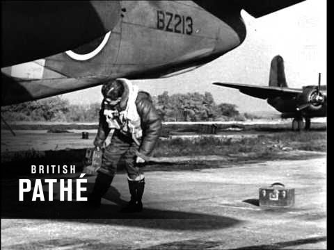 Bombing Raids By Mitchells (1944)