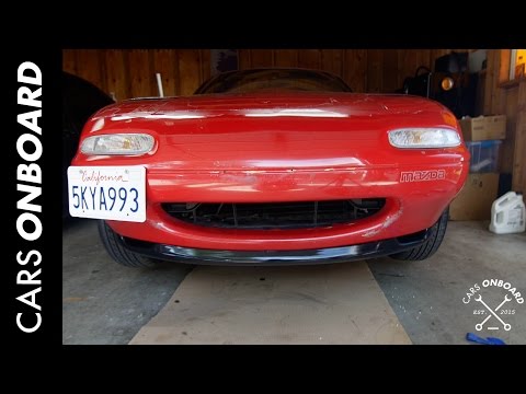 MIATA RS STYLE FRONT LIP INSTALL [PROJECT MIATA] EP011