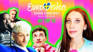 MY TOP 15 SONGS FOR EUROVISION 2024 SO FAR