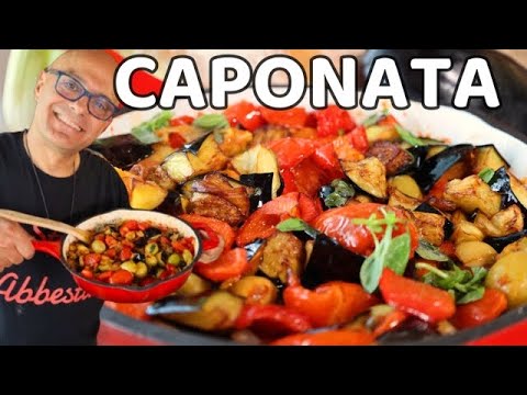CAPONATA SICILIANA ricetta caponata di melanzane alla Siciliana