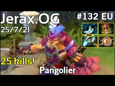 25 kills! Jerax [OG] Pangolier - Dota 2  7.18