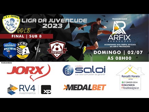 BOLA NO PÉ/ACRE CLUBE x FRIBURGO - FUTSAL | SUB 8 - FINAL