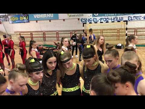 2021.05.15. Fireballs – Girls nagyformáció, Főnix SE, Veszprém területi verseny 2. hely