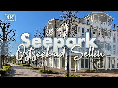Im Seepark vom Ostseebad Sellin - Rügen Urlaub 2023 (4K Walk)