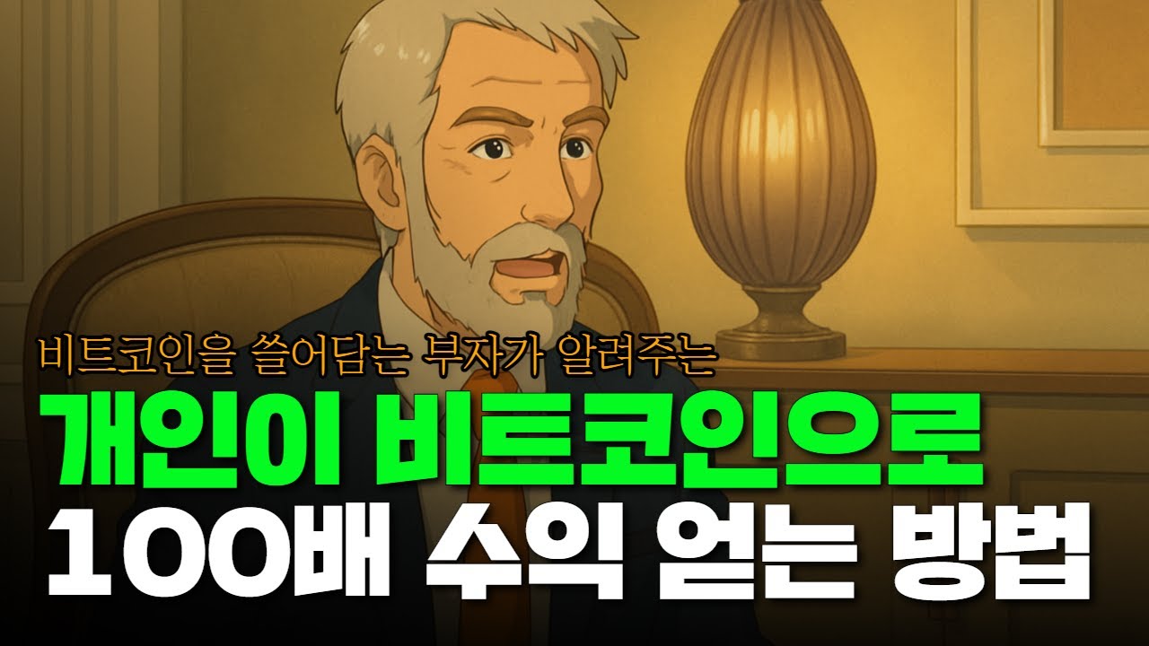비트코인으로 100배 수익 얻는 확실한 방법 (마이클 세일러)