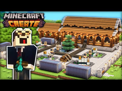 Crazy Minecraft Mod: Insane Lumber Mill Build!
