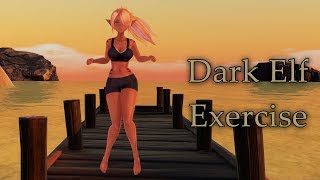 Dark Elf Exercise 💖 | Monster Girl Island