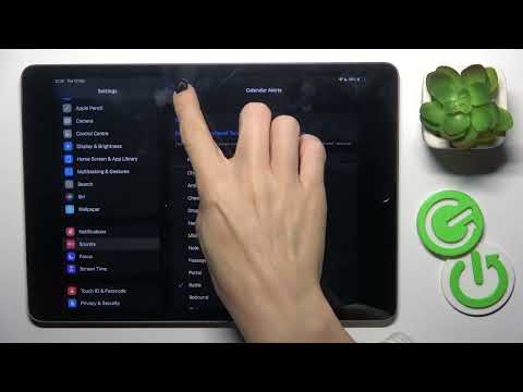 How to Change Calendar Alerts Sound on APPLE iPad 10.2 (2021) Wi-Fi + Cellular