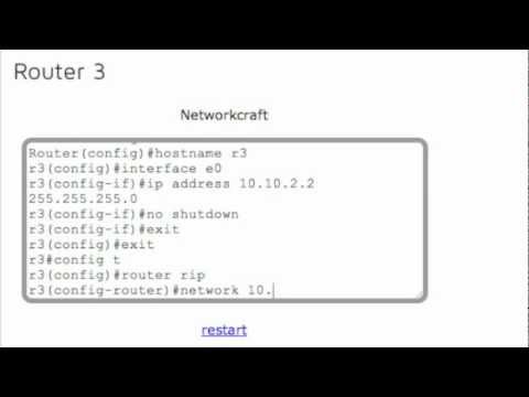 Networkcraft - CCNA Lab 08: Configuring RIP Instead of Using Static Routes