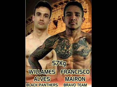 PORTUARIOS STADIUM - Francisco Mairon (Bravo Team) X Willames Alves (Black Panthers) - 57KG