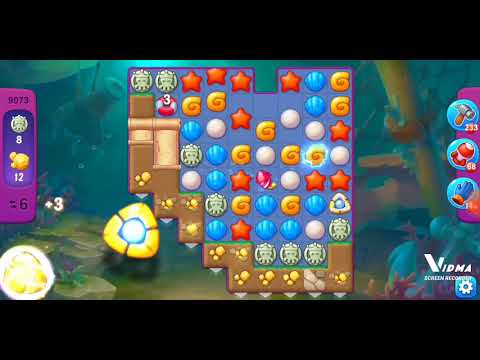 Fishdom. 9073 super hard level no boosters and diamonds. 17 moves