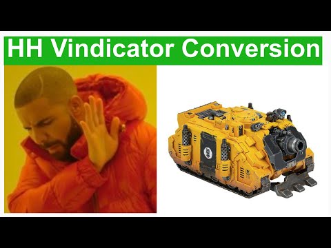 Space Marine Horus Heresy Vindicator Conversion