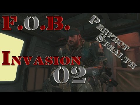 MGSV: The Phantom Pain - FOB Invasion #02 Perfect Stealth ! (3/4 Platforms)
