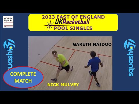 EofE 2023 OPEN A pool: NICK MULVEY v GARETH NAIDOO (Squash57)