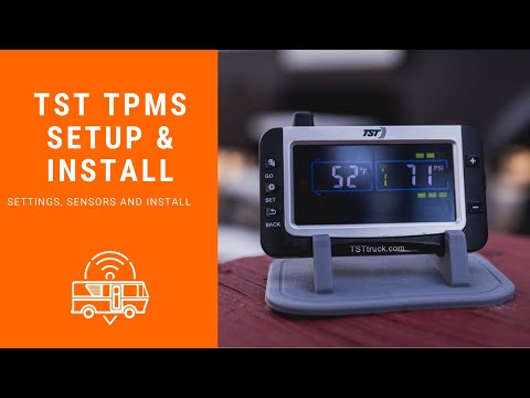 TST Tire Pressure Monitor - Set up and Install
