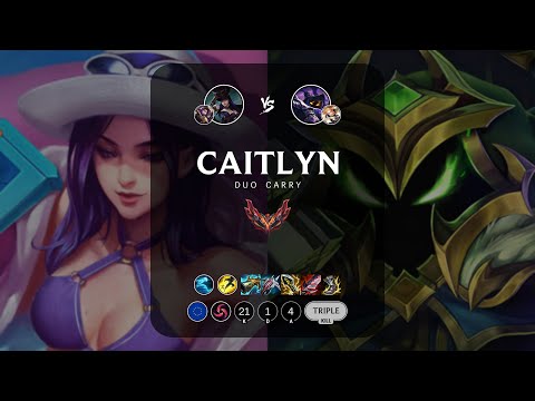 Caitlyn ADC vs Veigar - EUW Grandmaster Patch 14.7