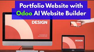 Create Your Portfolio Website with Odoo AI Website Builder 🔥