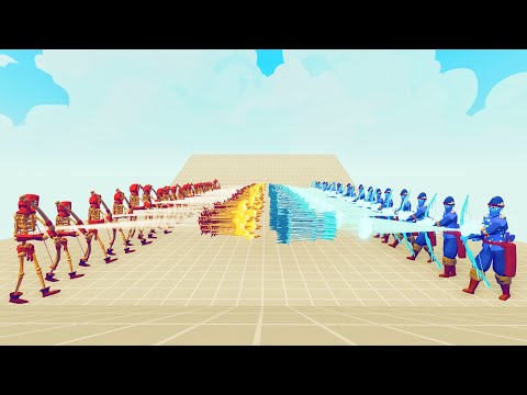 20X OVERPOWERED vs 20X OVERPOWER RANGED UNITS TOURNAMENT | Tabs - Totally Accurate Battle Simulator