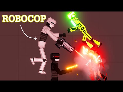 Robocop Team vs Hi Tech Soldier - People Playground 1.21