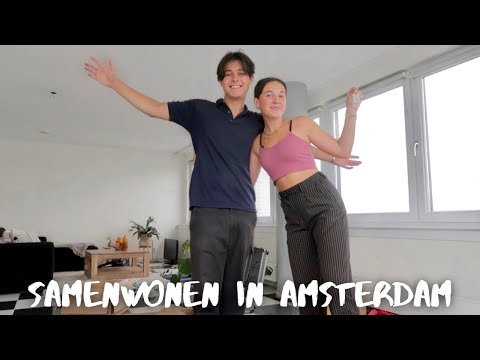 WIJ GAAN SAMENWONEN IN AMSTERDAM!!  - Verhuisvlog 1 | Isa Luna