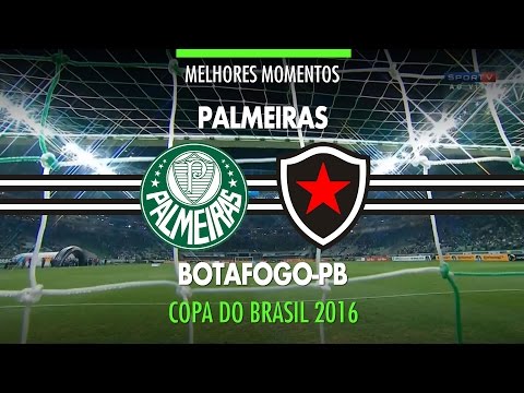 Melhores Momentos - Palmeiras 3 x 0 Botafogo-PB - Copa do Brasil - 31/08/2016