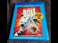 Opening To Bolt UK Blu Ray 2009