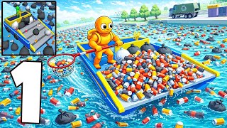 💦Aqua Cleaner 3D Gameplay Walkthrough Part 1 – Satisfying Water Cleaning Begins! (Android,iOS)