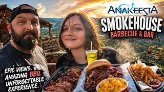 Eating dinner at Anakeesta SmokeHouse Barbecue & Bar